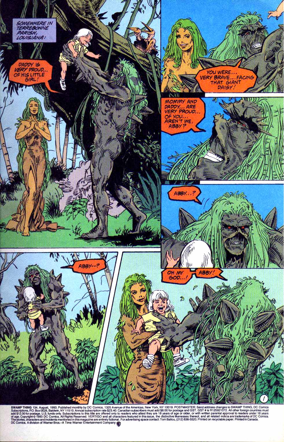 Read online Swamp Thing (1982) comic -  Issue #134 - 2