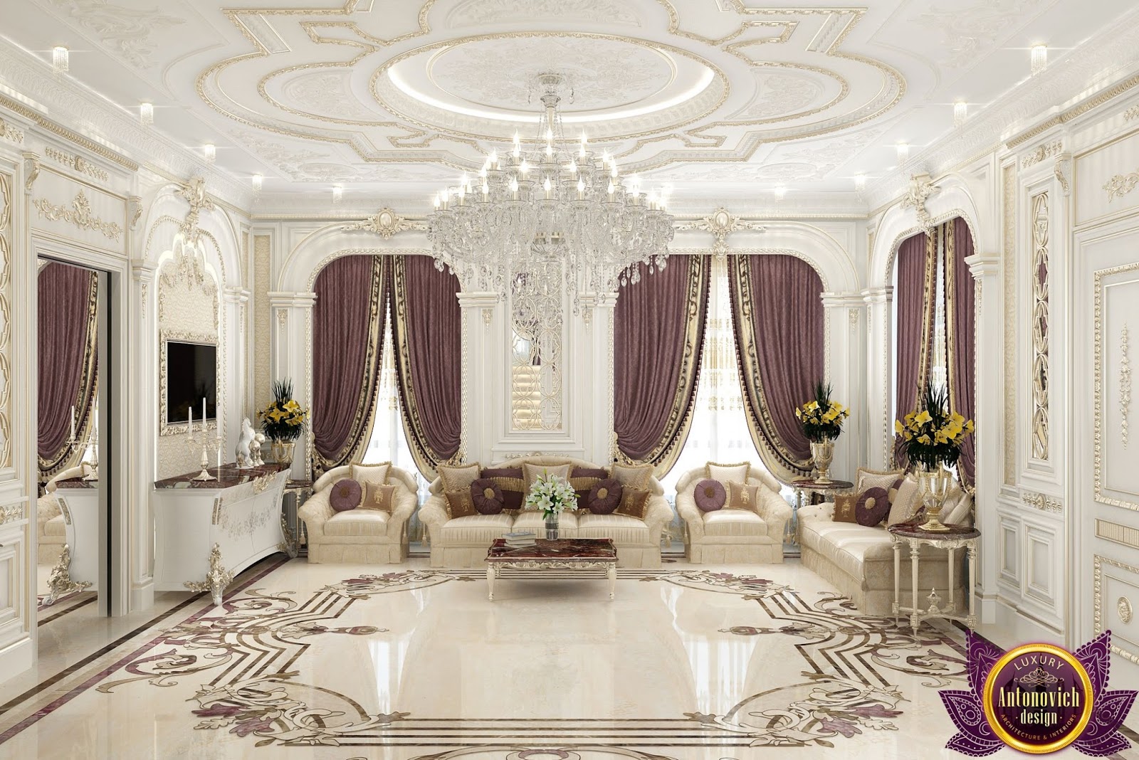 LUXURY ANTONOVICH DESIGN UAE: Most beautiful house Interiors from