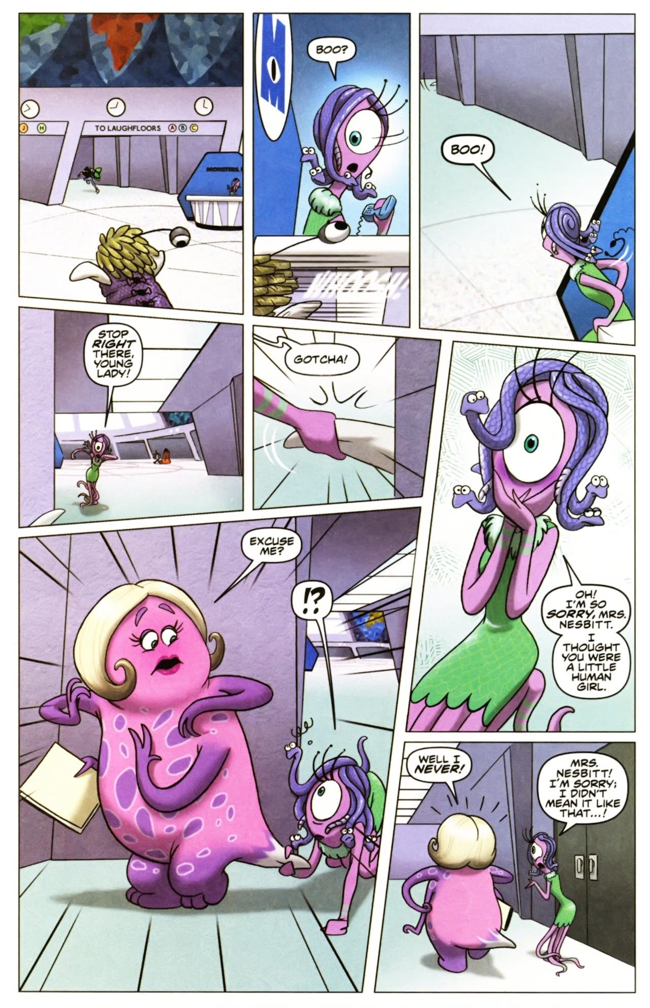 Read online Monsters, Inc: Laugh Factory comic -  Issue #3 - 13