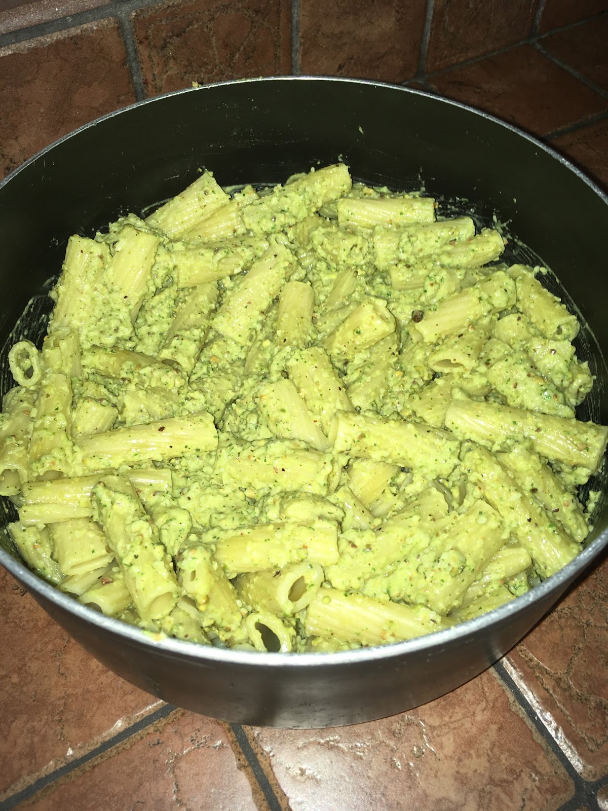 Aimee's Vegetarian Recipes Rigatoni with Pistachio Pesto
