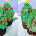 Mini cupcakes natalinos com morangos