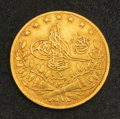 Turkey 50 Kurush Gold Coin