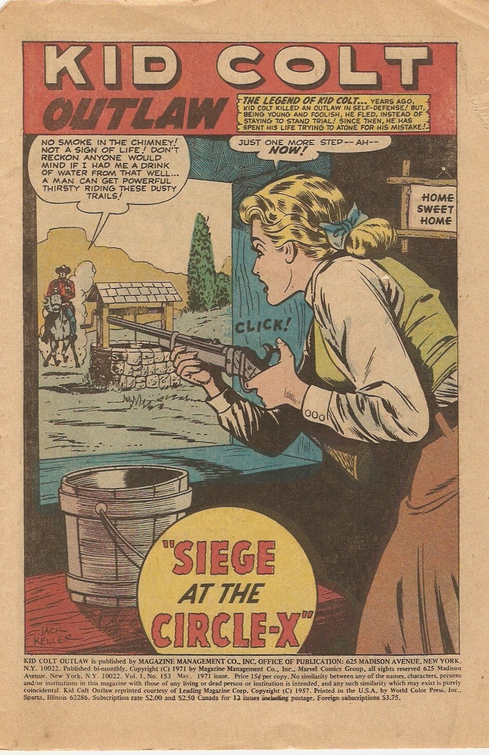 Read online Kid Colt Outlaw comic -  Issue #153 - 3