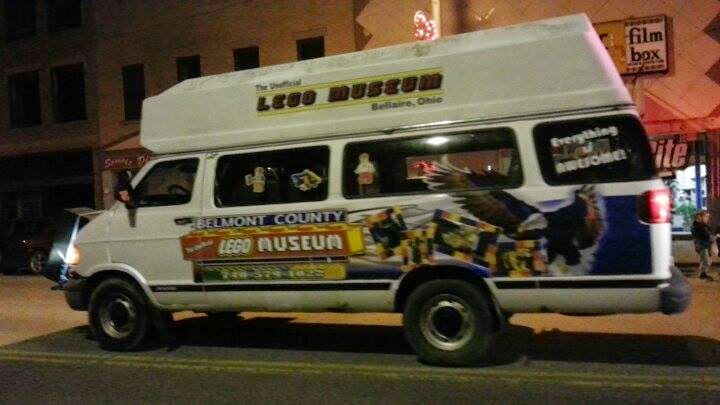 Bellaire Ohio Christmas Parade 2022 Unofficial LEGO® Museum of the Ohio Valley"____ Museum van in the