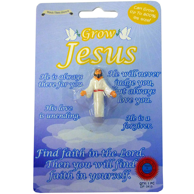Grow Jesus - Can Grow up to 600% its size
