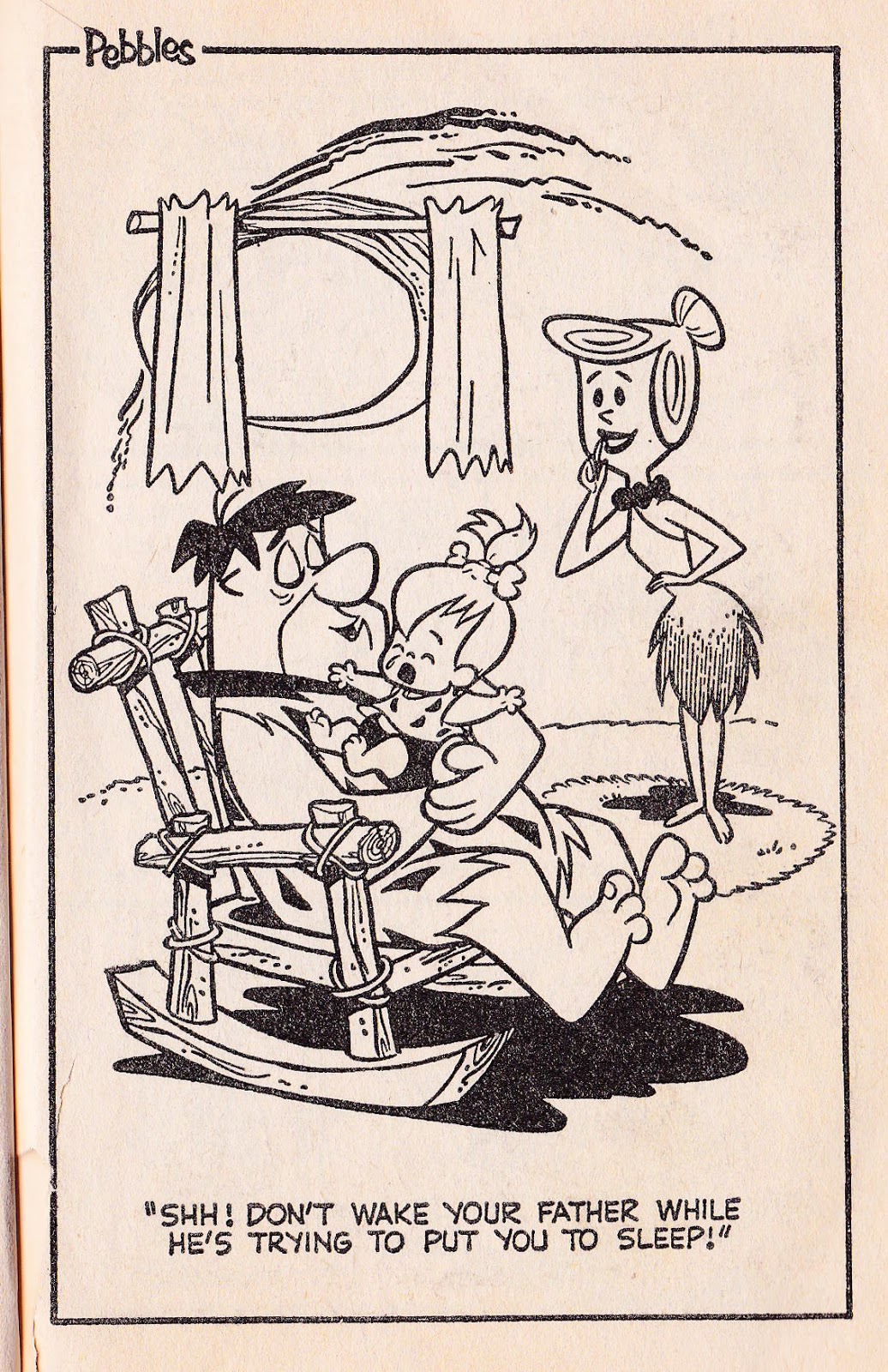 Mike Lynch Cartoons THE FLINTSTONES FEATURING PEBBLES by Gene Hazelton