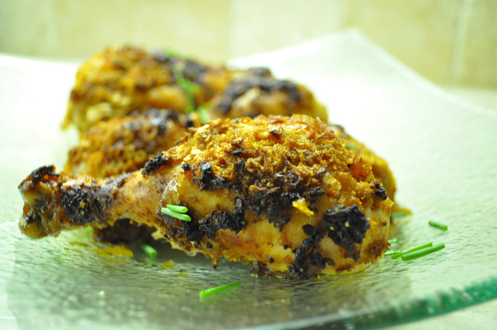 Russian Girl in the Kitchen Panko Crusted Chicken Drumsticks with a