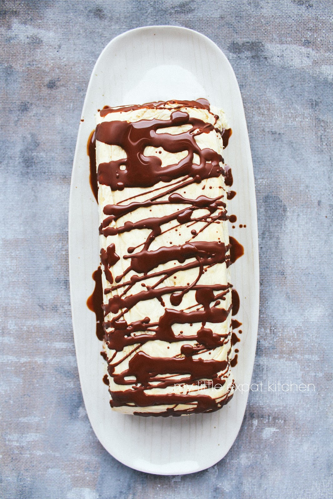 My Little Expat Kitchen Chocolate, hazelnut and crushed meringue ice