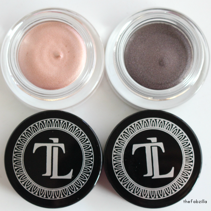 T. LeClerc Ombre Divine Cream Eyeshadow,  Rose Diaphne, Pourpre Vanite, Review, Swatch