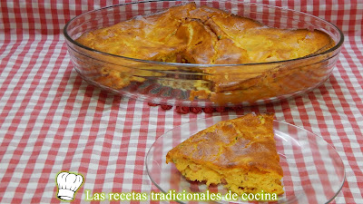 Receta fácil de pastel salado muy jugoso de jamón y queso