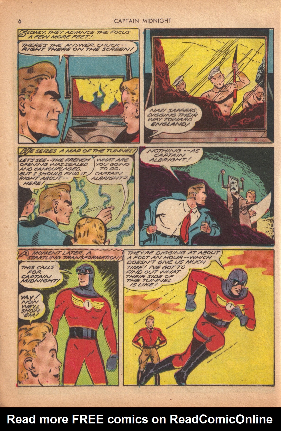 Read online Captain Midnight (1942) comic -  Issue #10 - 6