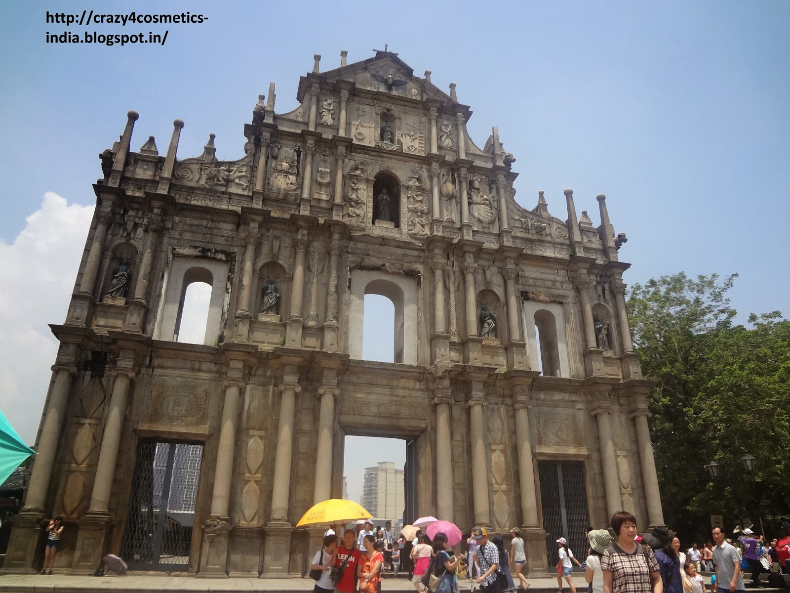 Ruins of St-Paul Macau Location