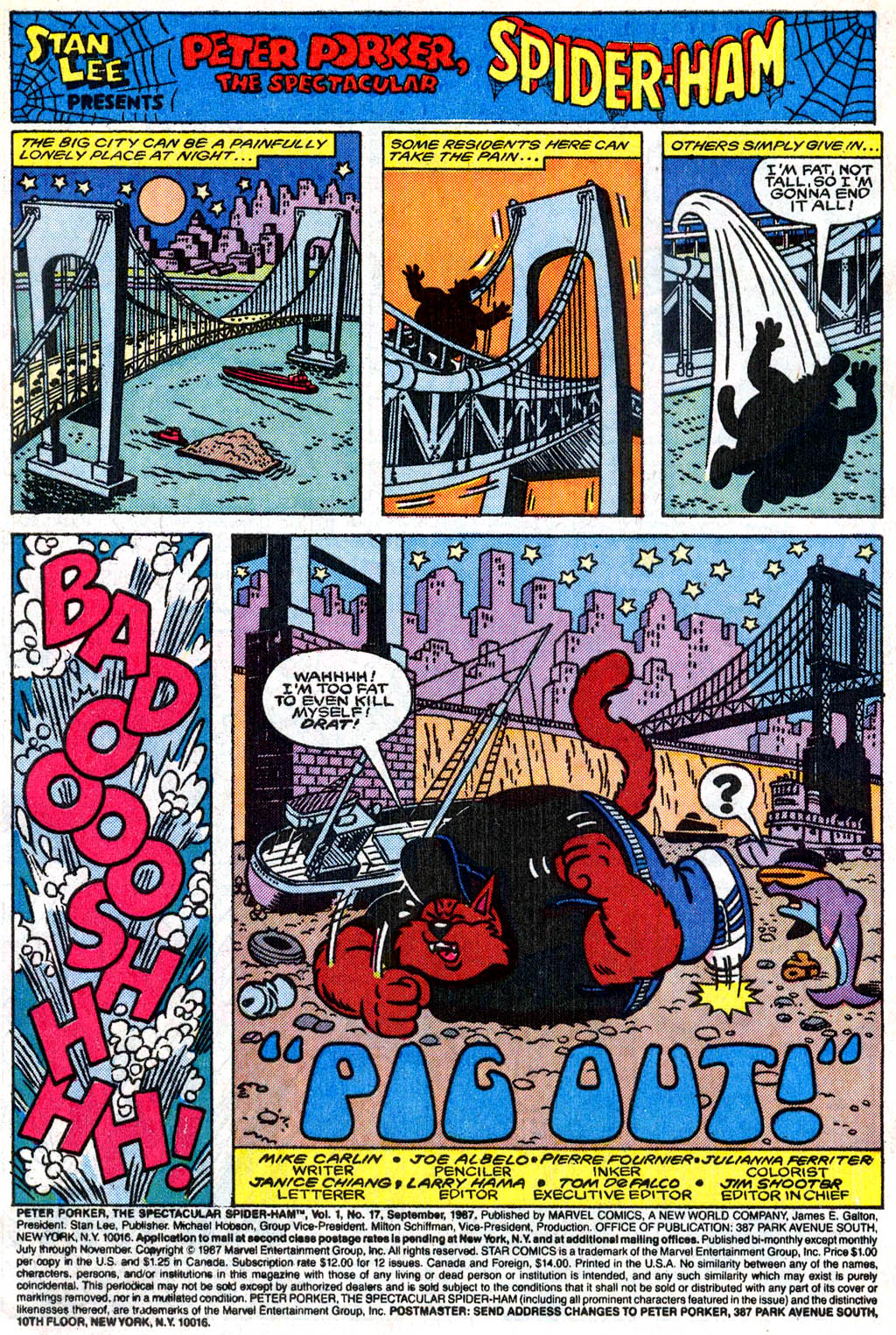 Read online Peter Porker, The Spectacular Spider-Ham comic -  Issue #17 - 2