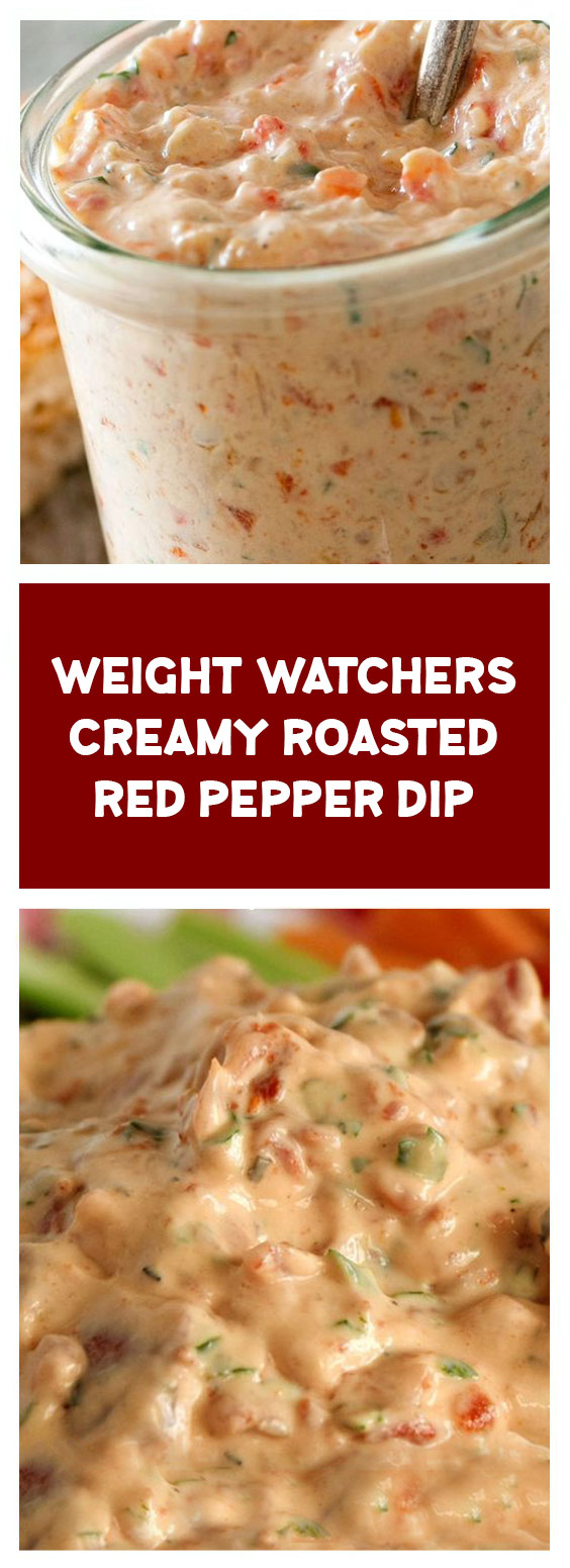 Weight Watchers Creamy Roasted Red Pepper Dip