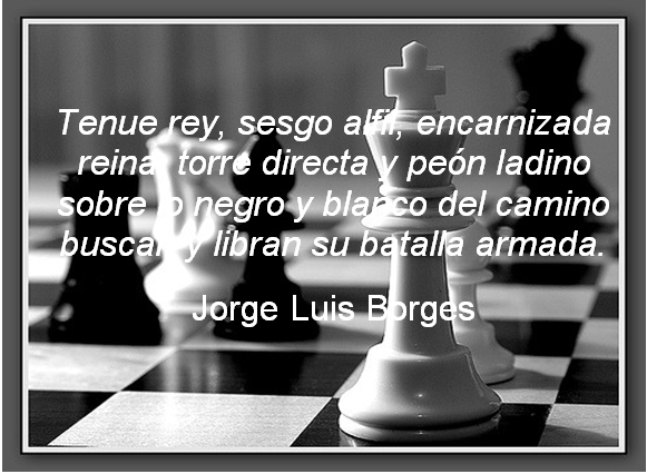 Reflexionando desde la poesia: AJEDREZ
