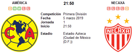 América vs Necaxa en VIVO América vs Necaxa en VIVO