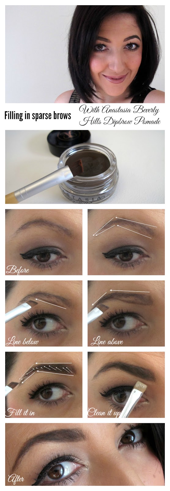 fill Dipbrow Anastasia brows Macaroons: in to How Beverly and sparse Pomade Makeup Hills with
