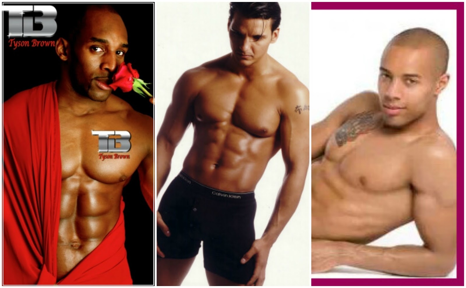 3 Hot Male Strippers; Tyson Brown, Danny Boy & Richard Cane. 