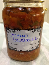 canning chicken cacciatore homemade jars sbcanning pints pressure water