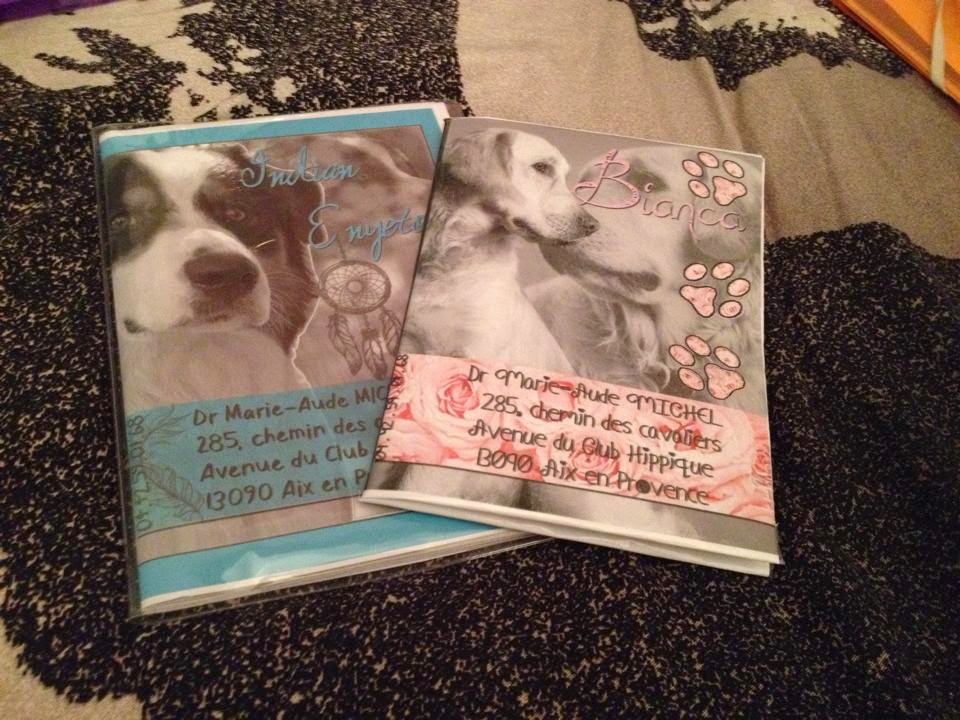 Bianca Animals Blog: Nos carnets de santé personnalisés