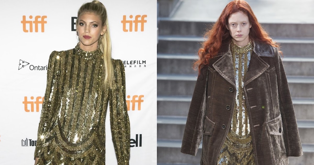 Devon Windsor in Marc Jacobs at the 'Brawl In Cell Block 99' 2017
