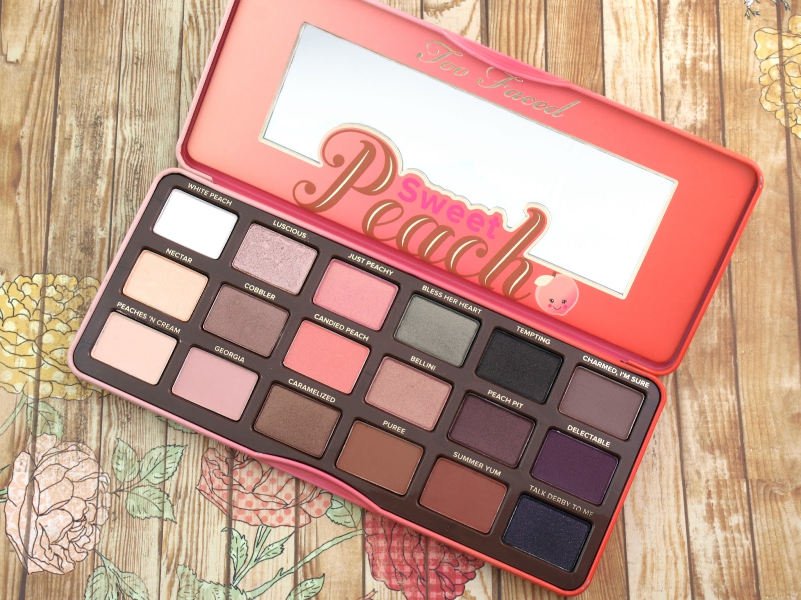 Too Faced Summer 2016 Sweet Peach Eyeshadow Palette