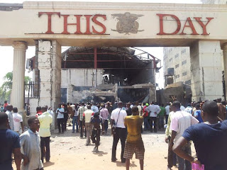 BREAKING NEWS; Thisday Newspaper Complex Utako Abuja Bombed. 1