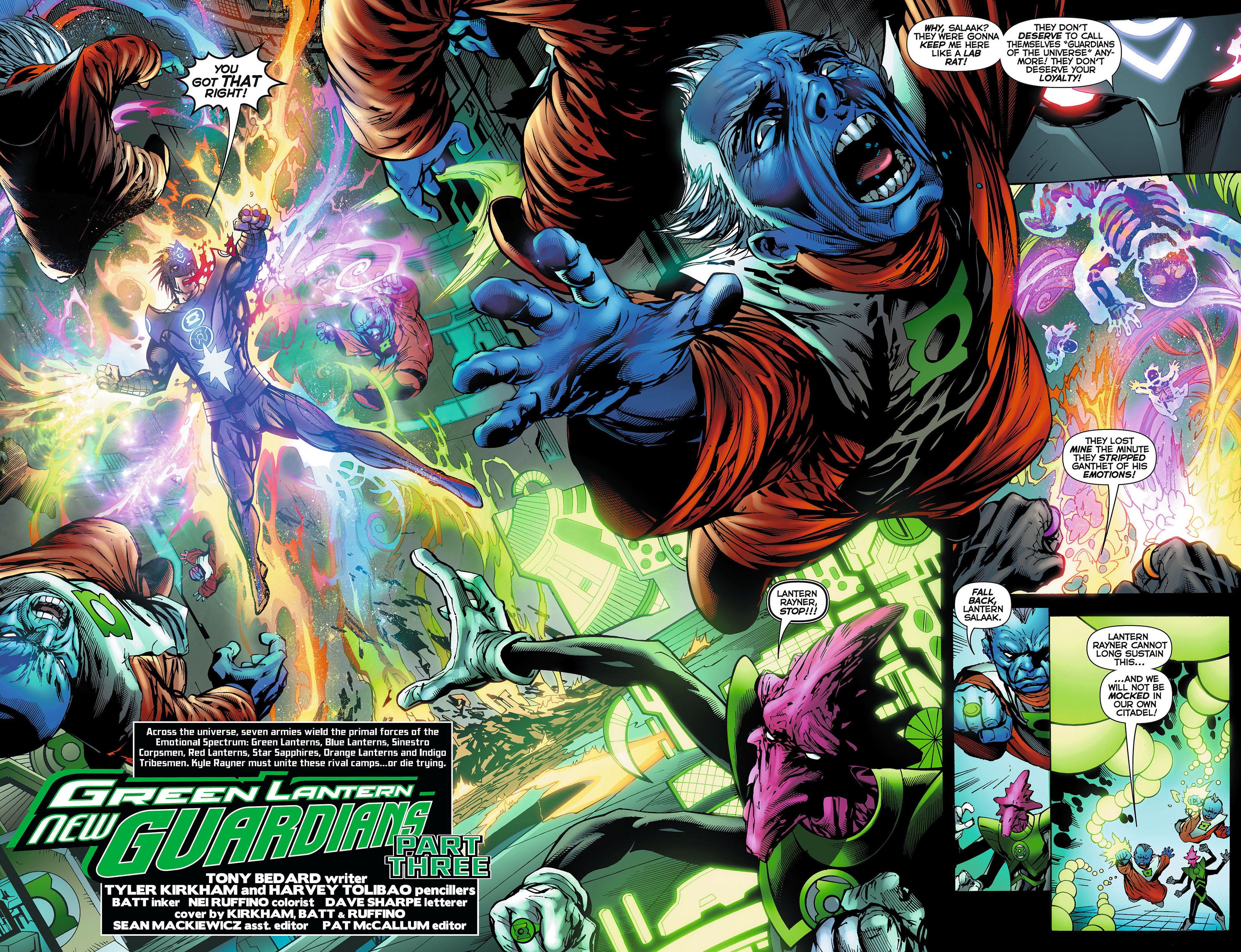 Read online Green Lantern: New Guardians comic -  Issue #3 - 3