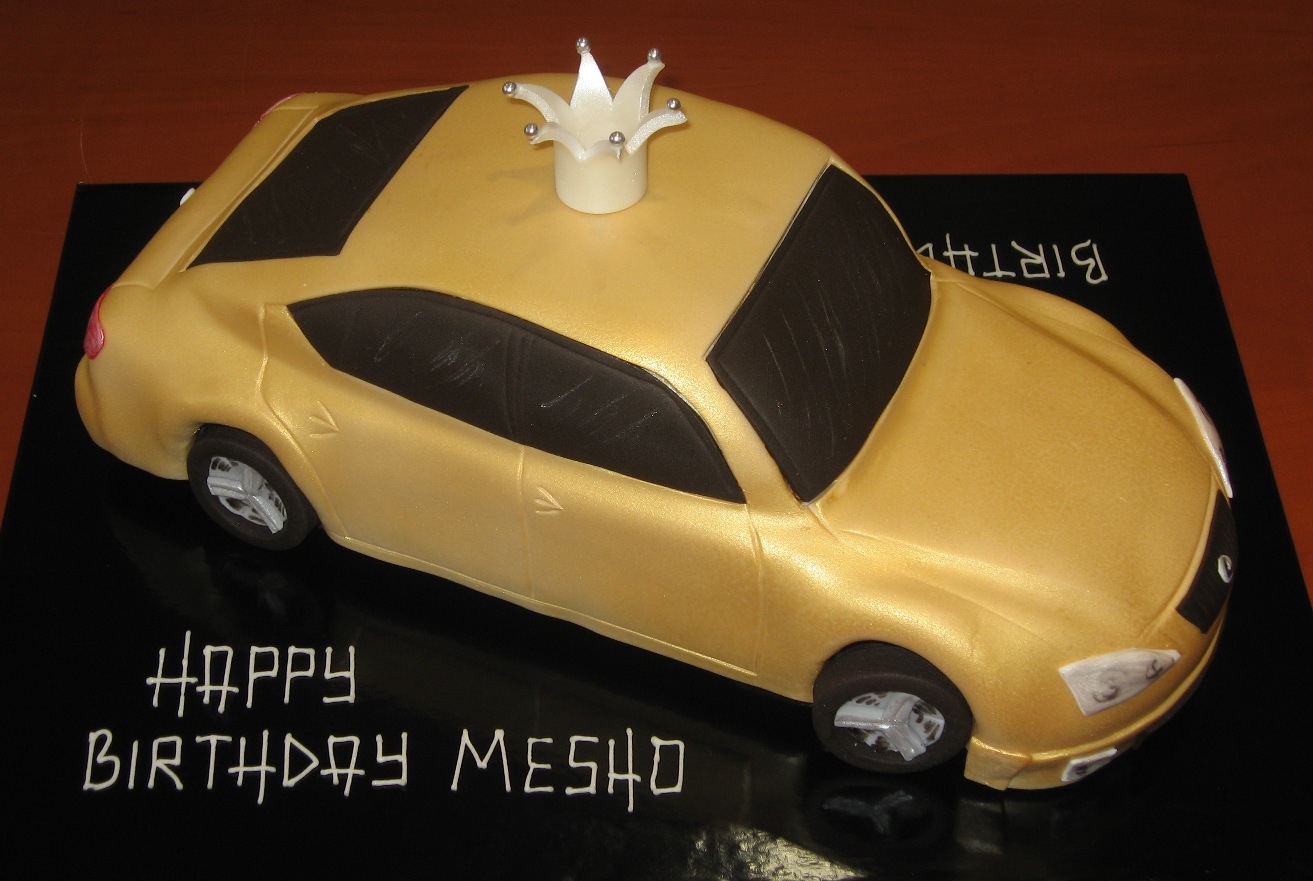 Let Them Eat Cake Golden Car