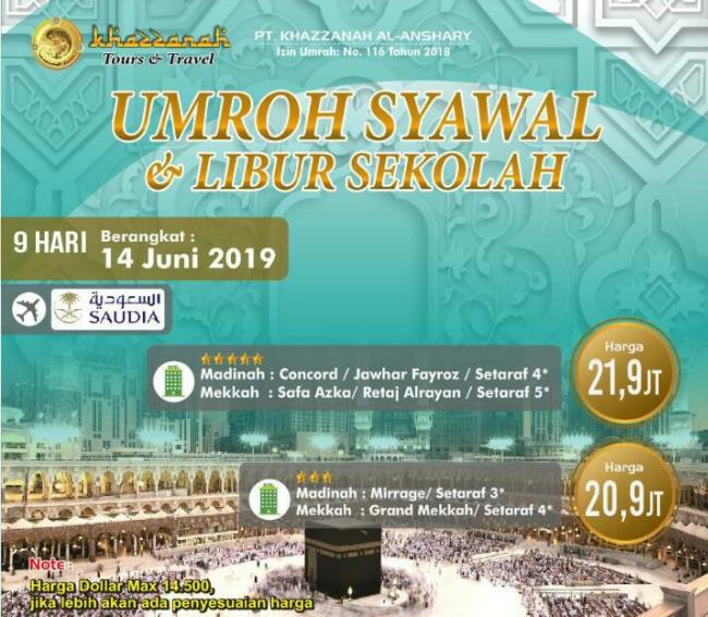paket umroh liburan sekolah 2019 paket umroh liburan sekolah 2019