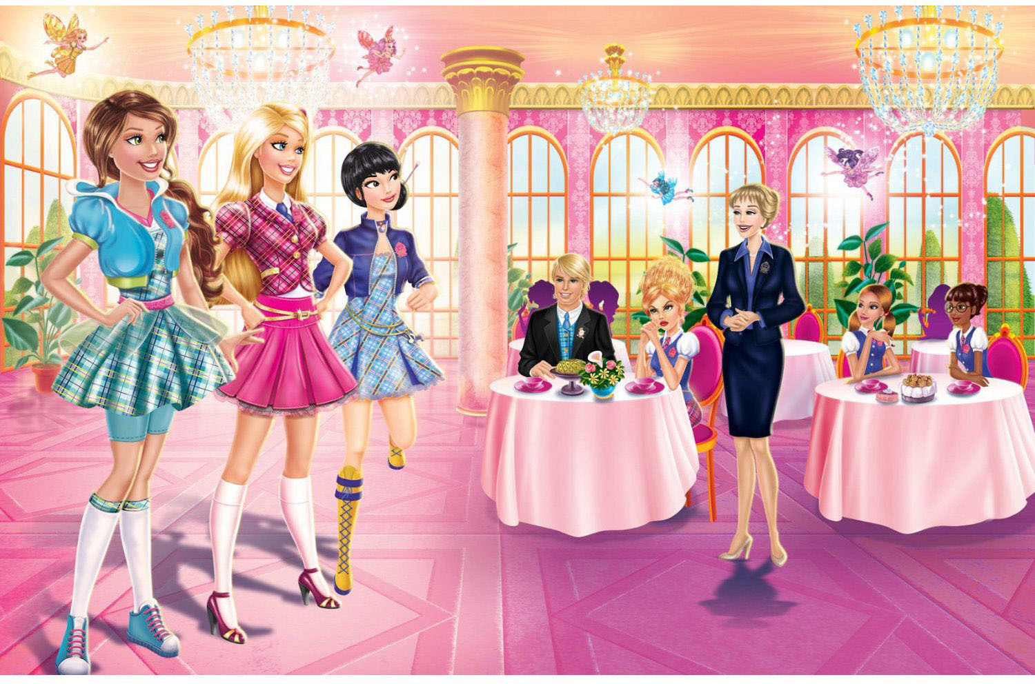 - Barbie Mundo Pink.: IMAGEENS Barbie uma escola de princesas