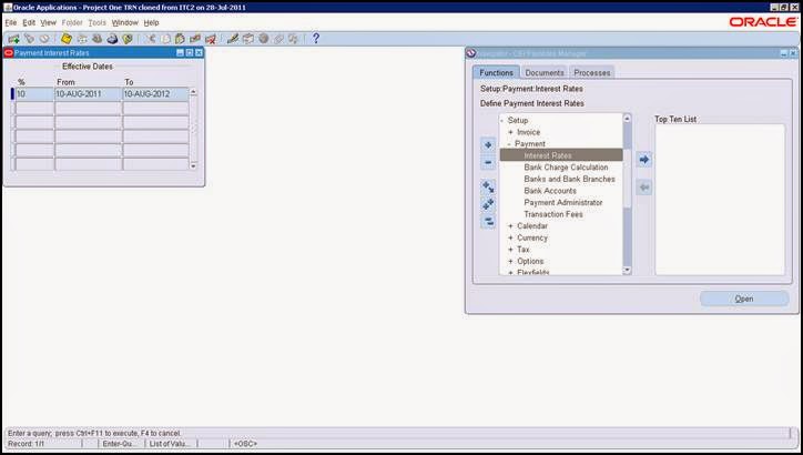 Oracle Applications: Oracle R12 Account Payables Screen Shots