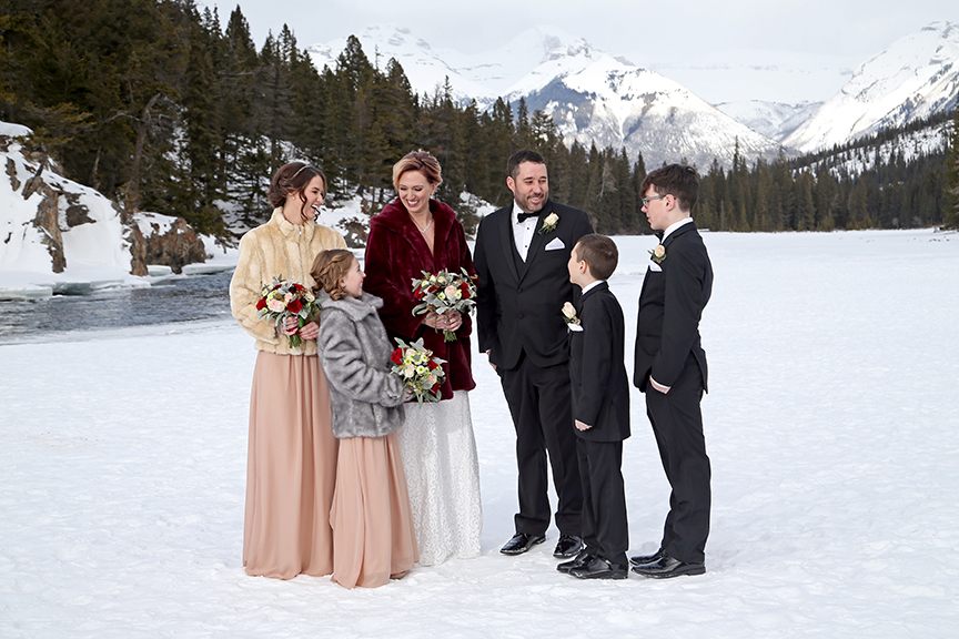 Banff Springs Castle Winter Wedding