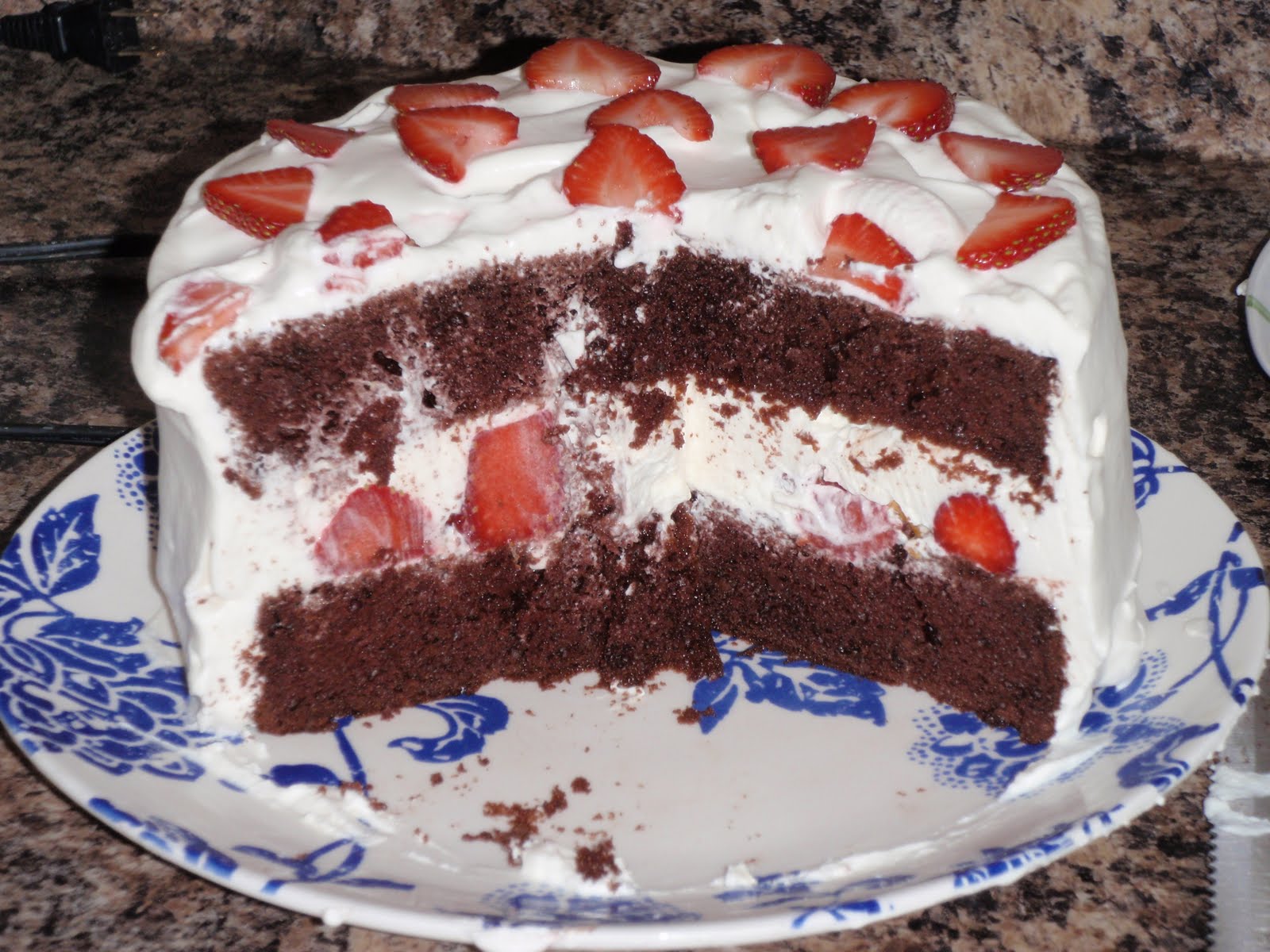 Cobalt Kitchen Strawberry Whipped Cream Cake