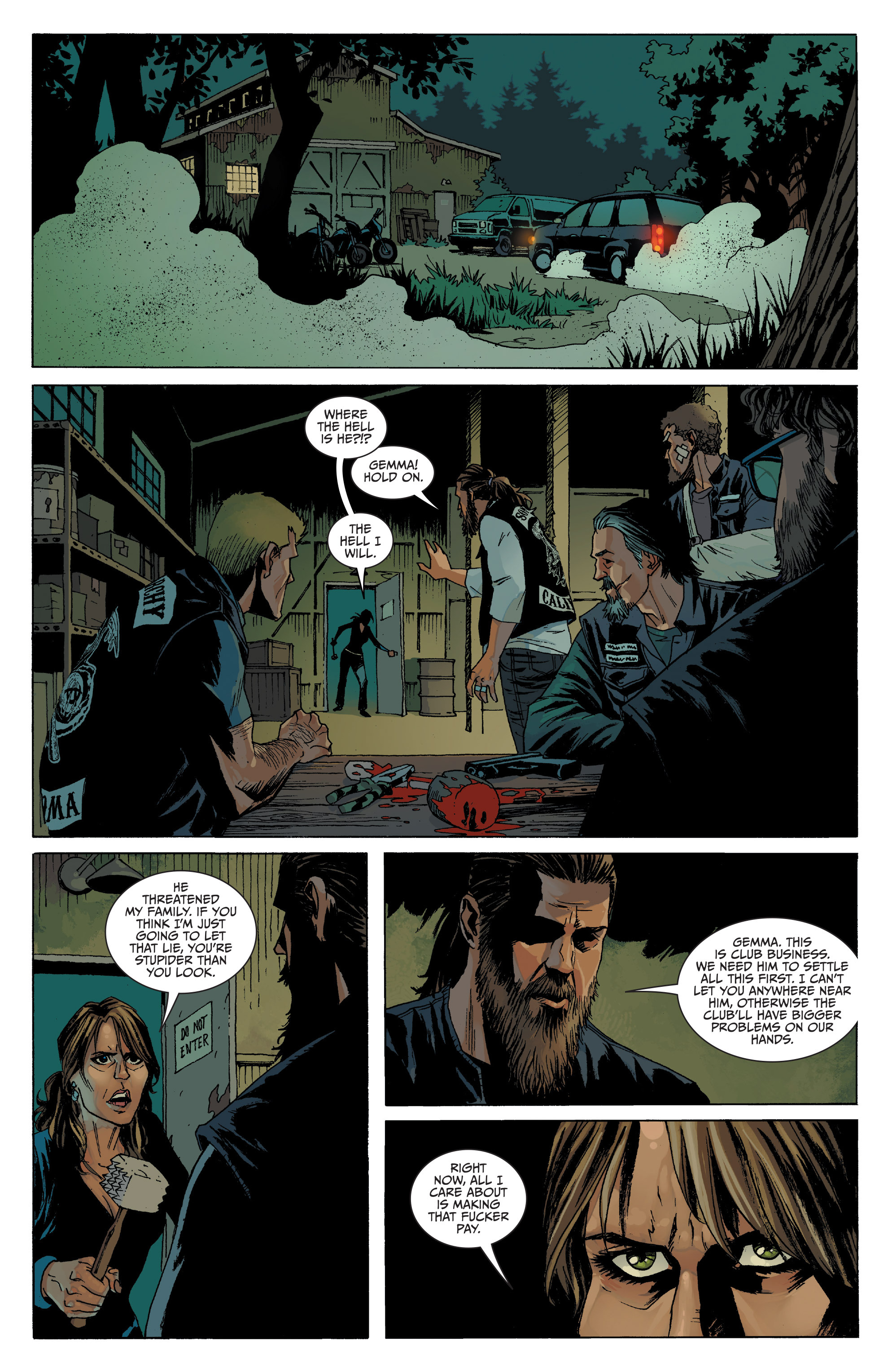 Read online Sons of Anarchy comic -  Issue #10 - 5