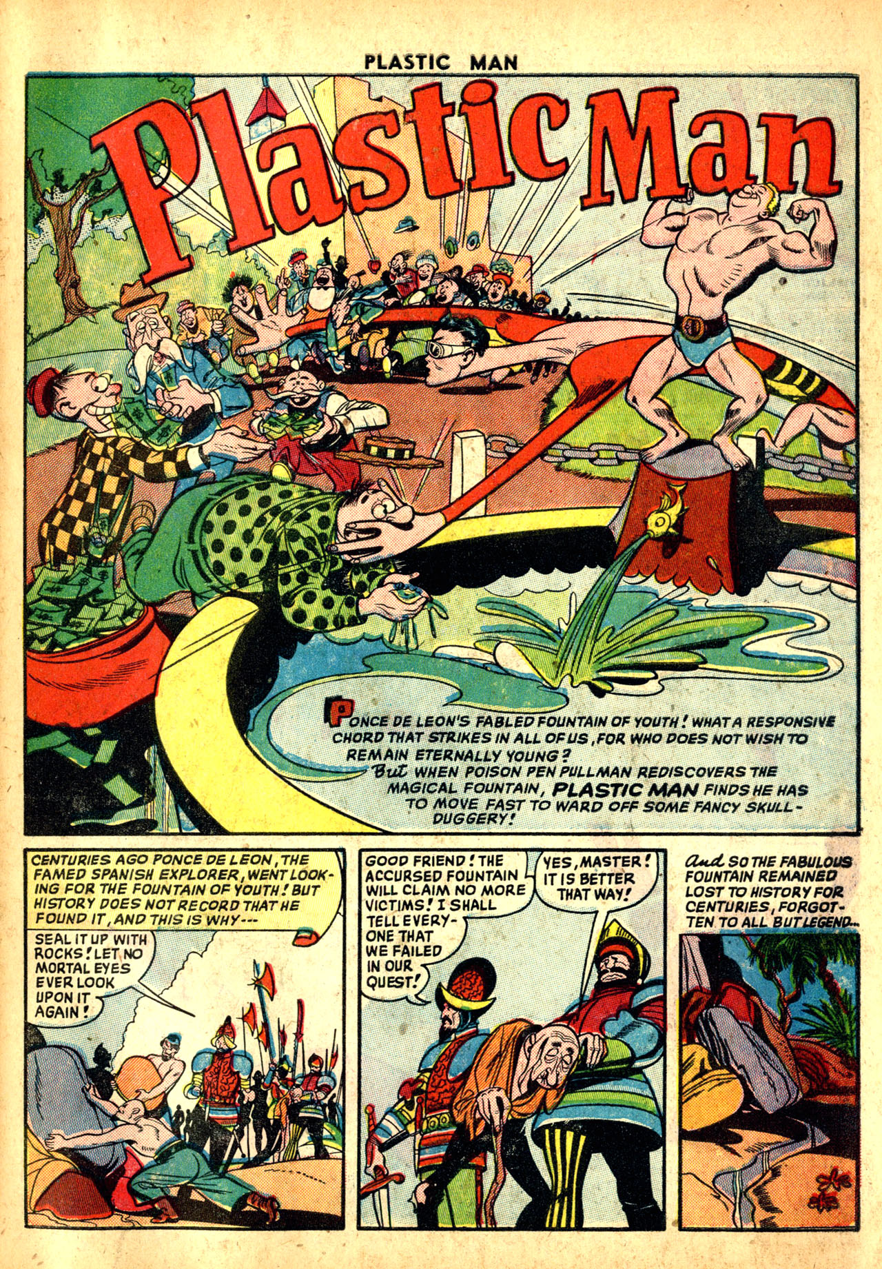 Read online Plastic Man (1943) comic -  Issue #23 - 3