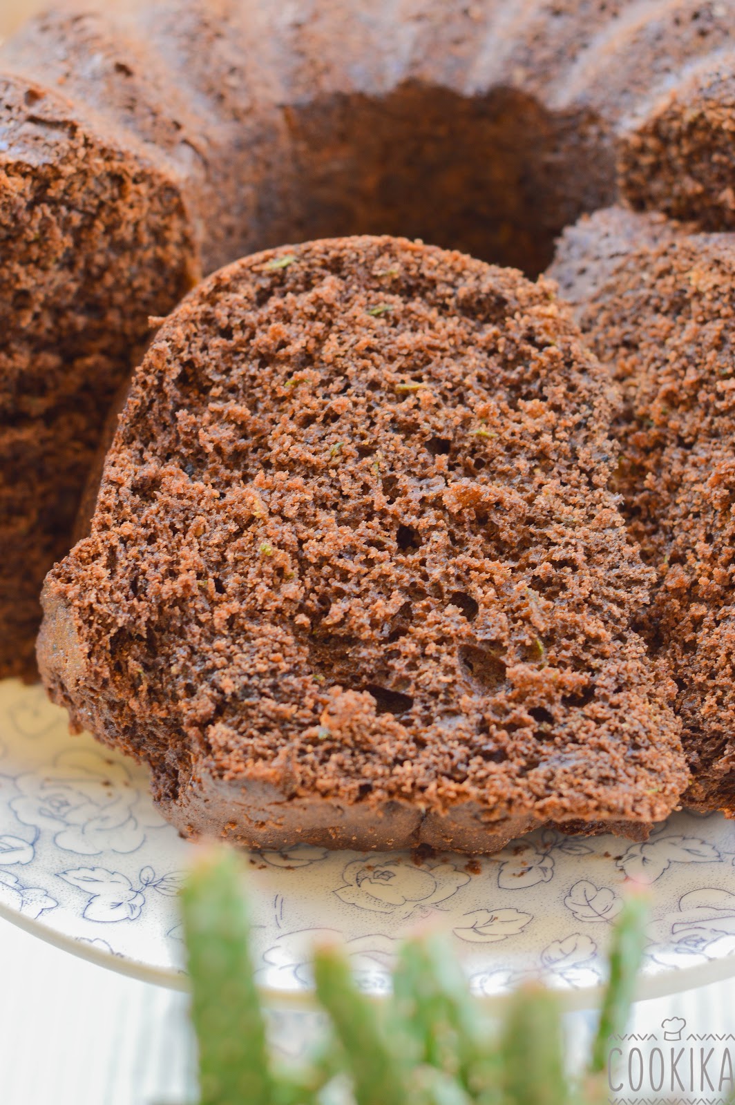 CooKika Κεικ με κολοκυθακι και χαρουπι Zucchini Carob Cake