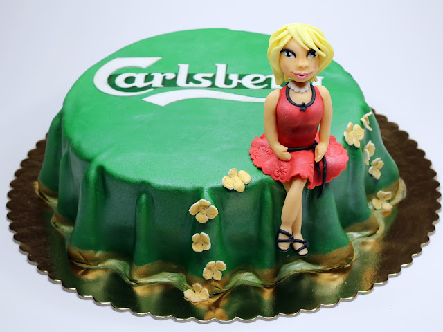 Commercial cake for Carlsberg in London