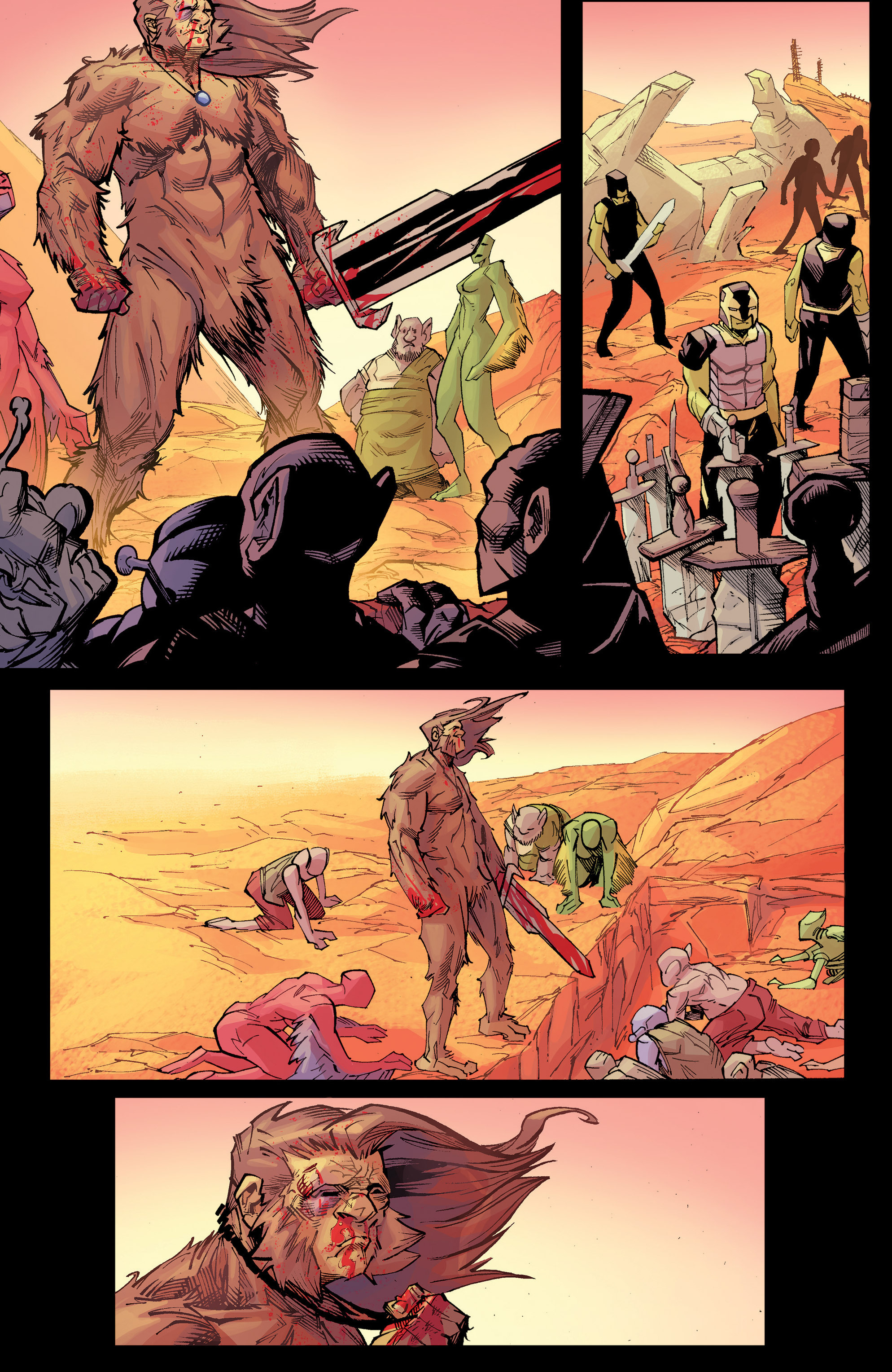 Read online Bigfoot: Sword of the Earthman (2015) comic -  Issue #6 - 24