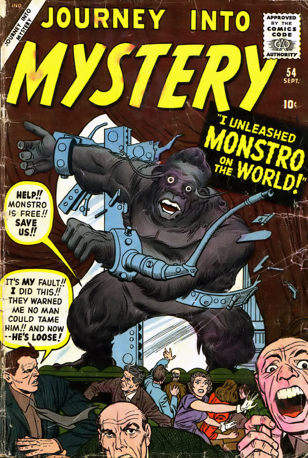 Read online Journey Into Mystery (1952) comic -  Issue #54 - 1