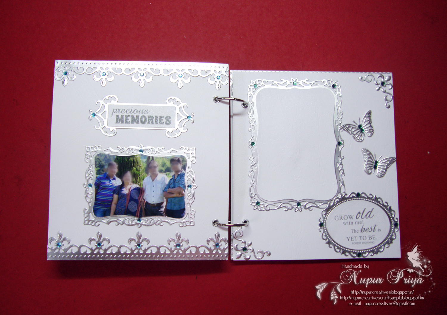 nupur creatives 25th Wedding Anniversary Scrapbook 