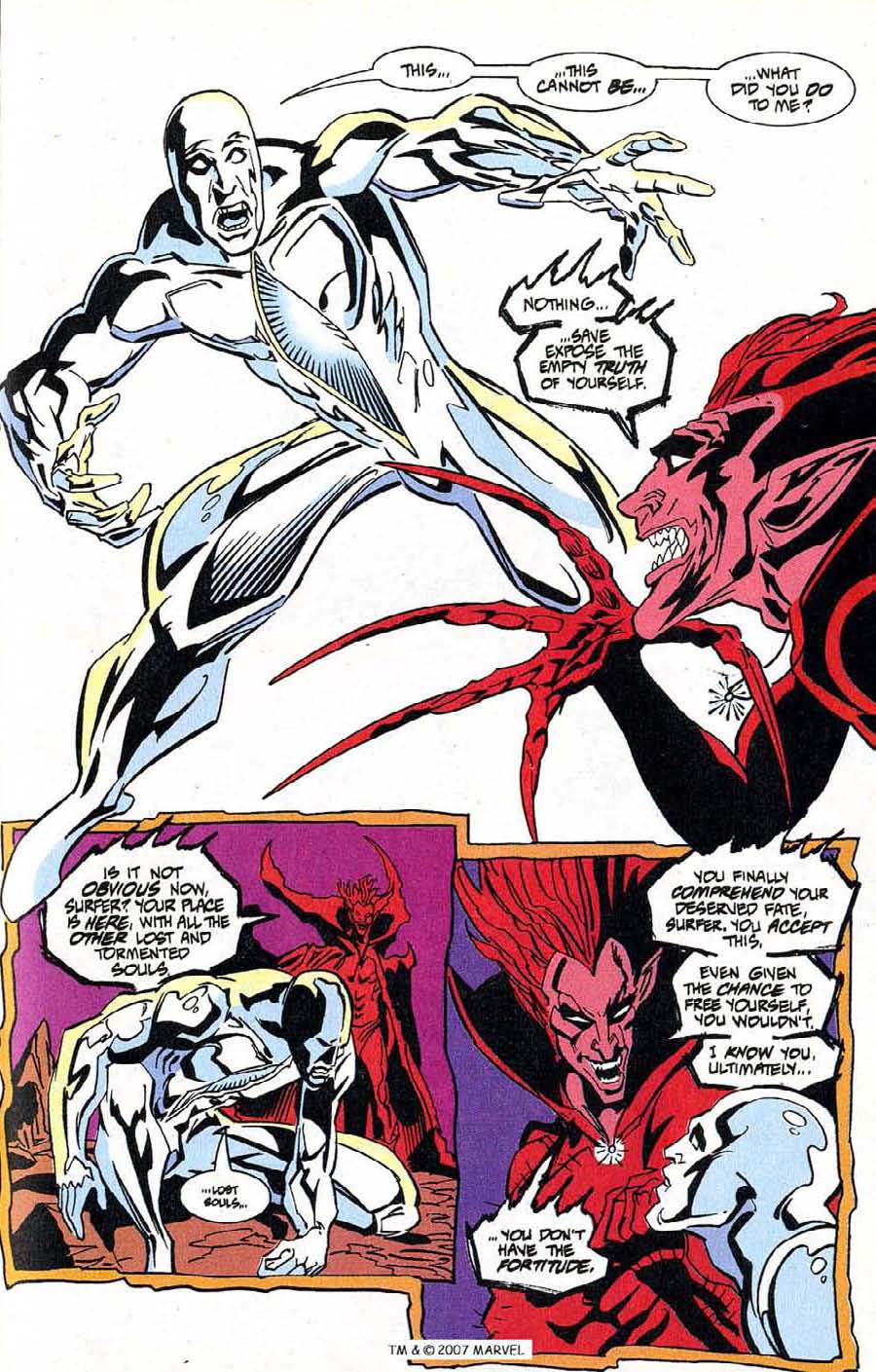 Read online Silver Surfer (1987) comic - Issue #100 - 33