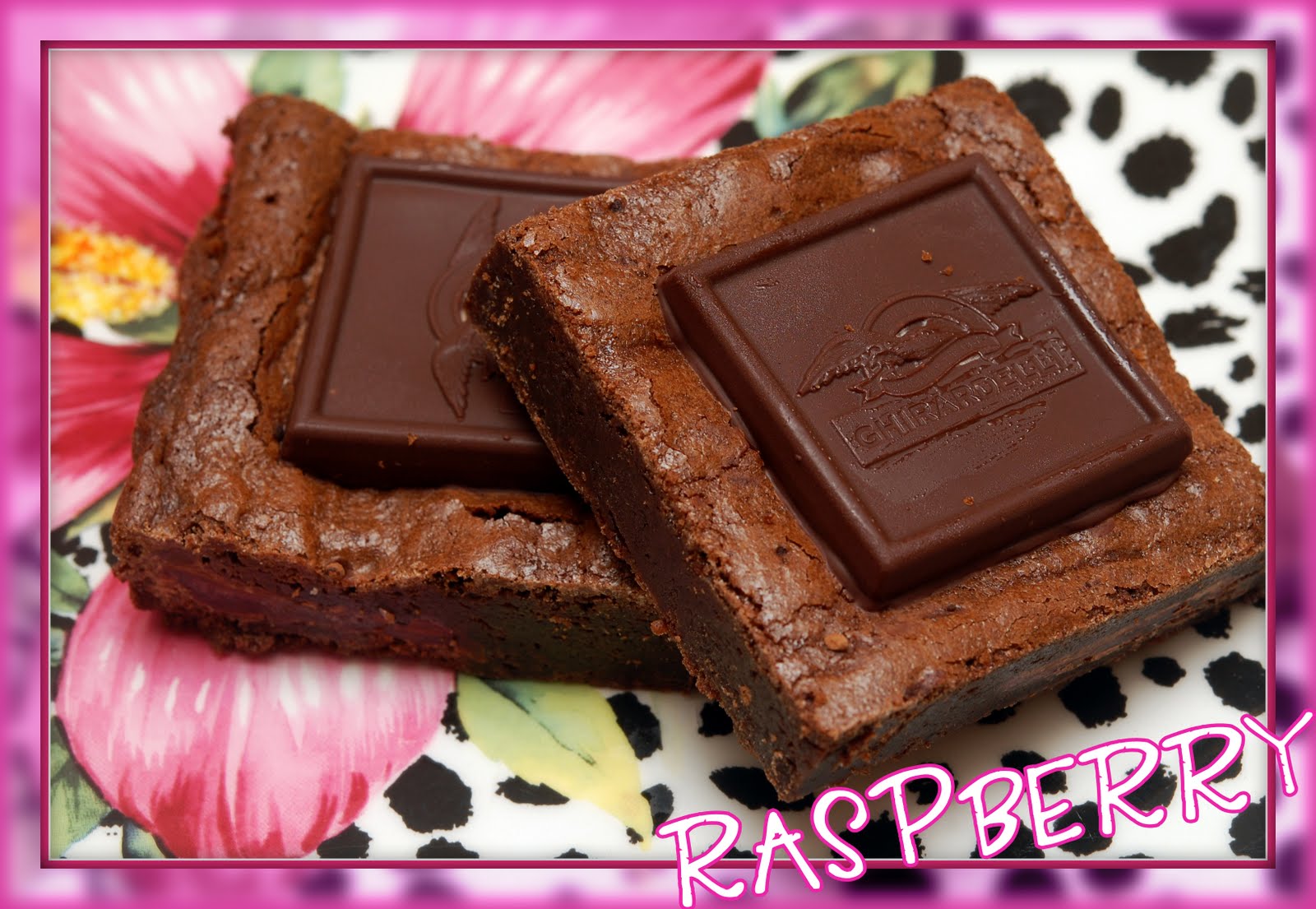 GHIRARDELLI FILLED BROWNIES Hugs and Cookies XOXO