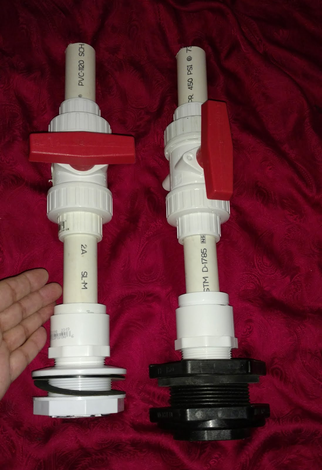 Tank bulkheadtovalveto pumps fittings...