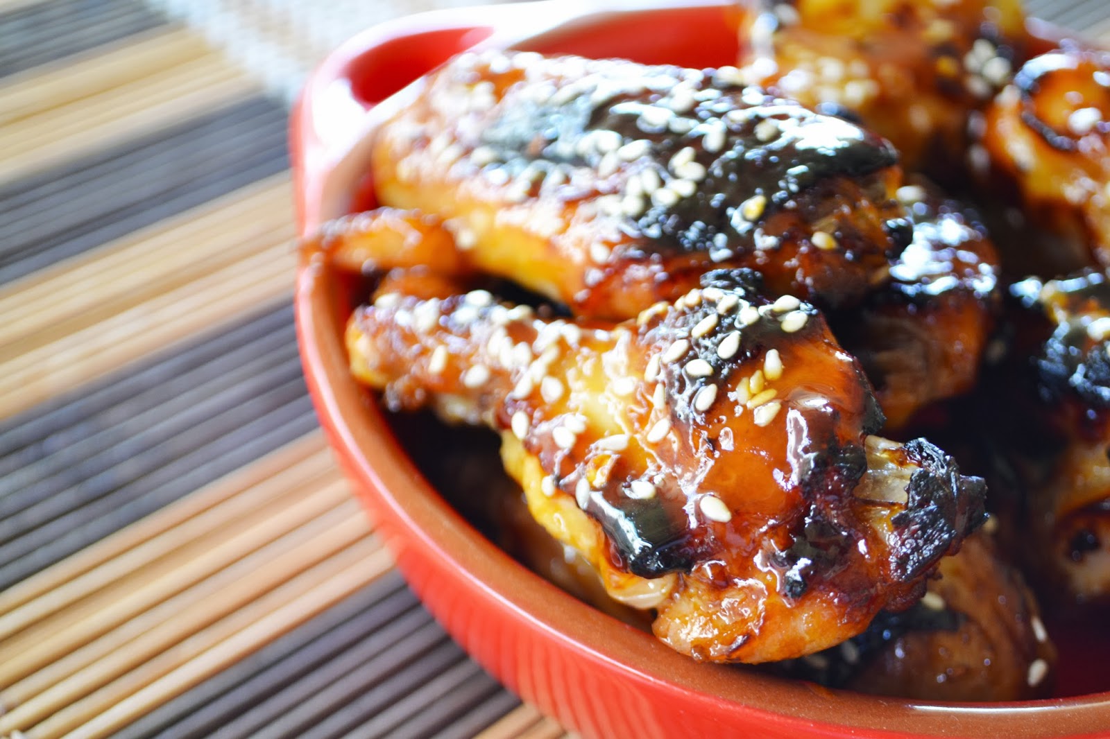 All The Little Extras: Sticky Honey Soy Chicken Wings