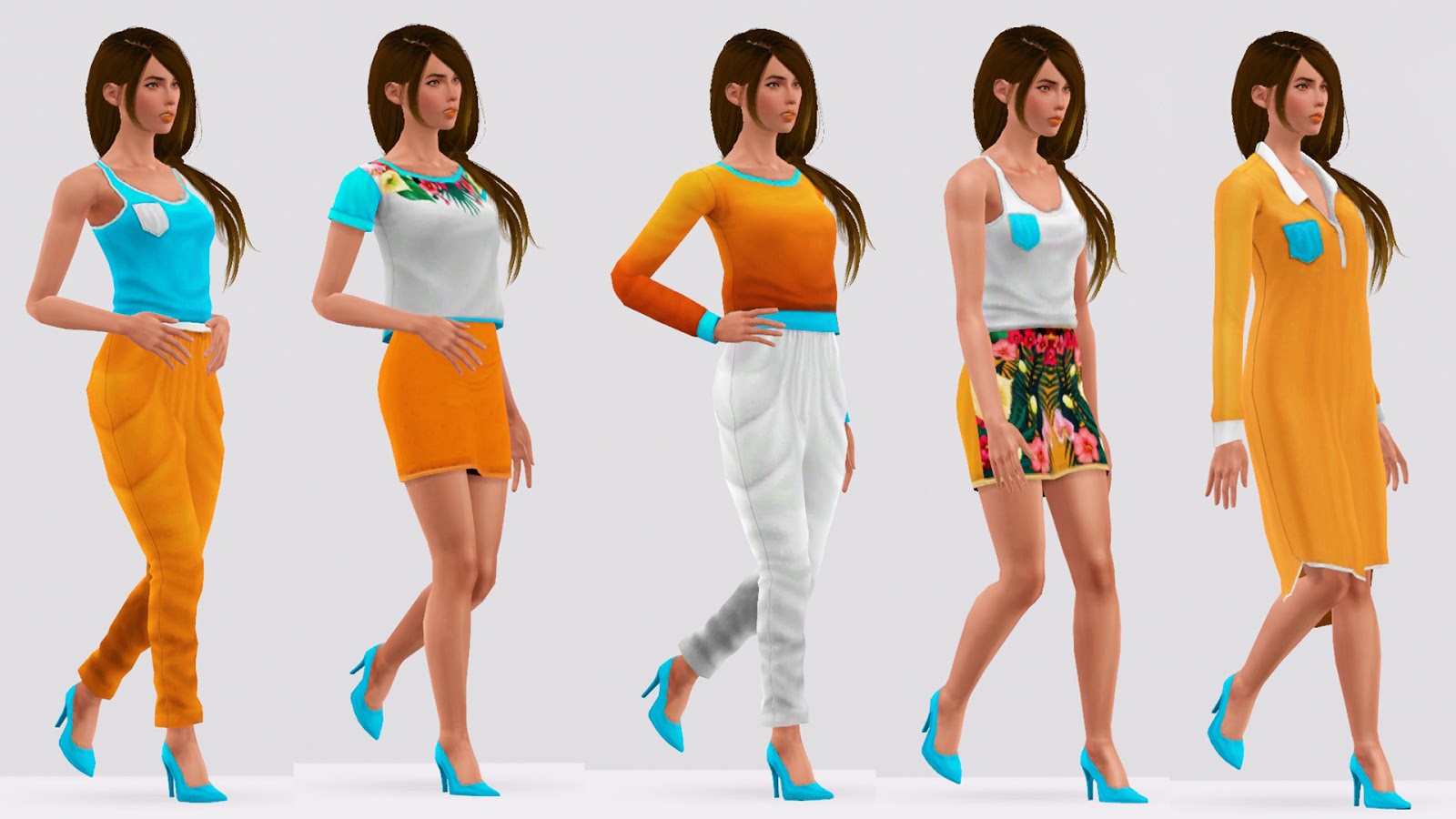 Afterdusk Sims Female Model Pose Set Two
