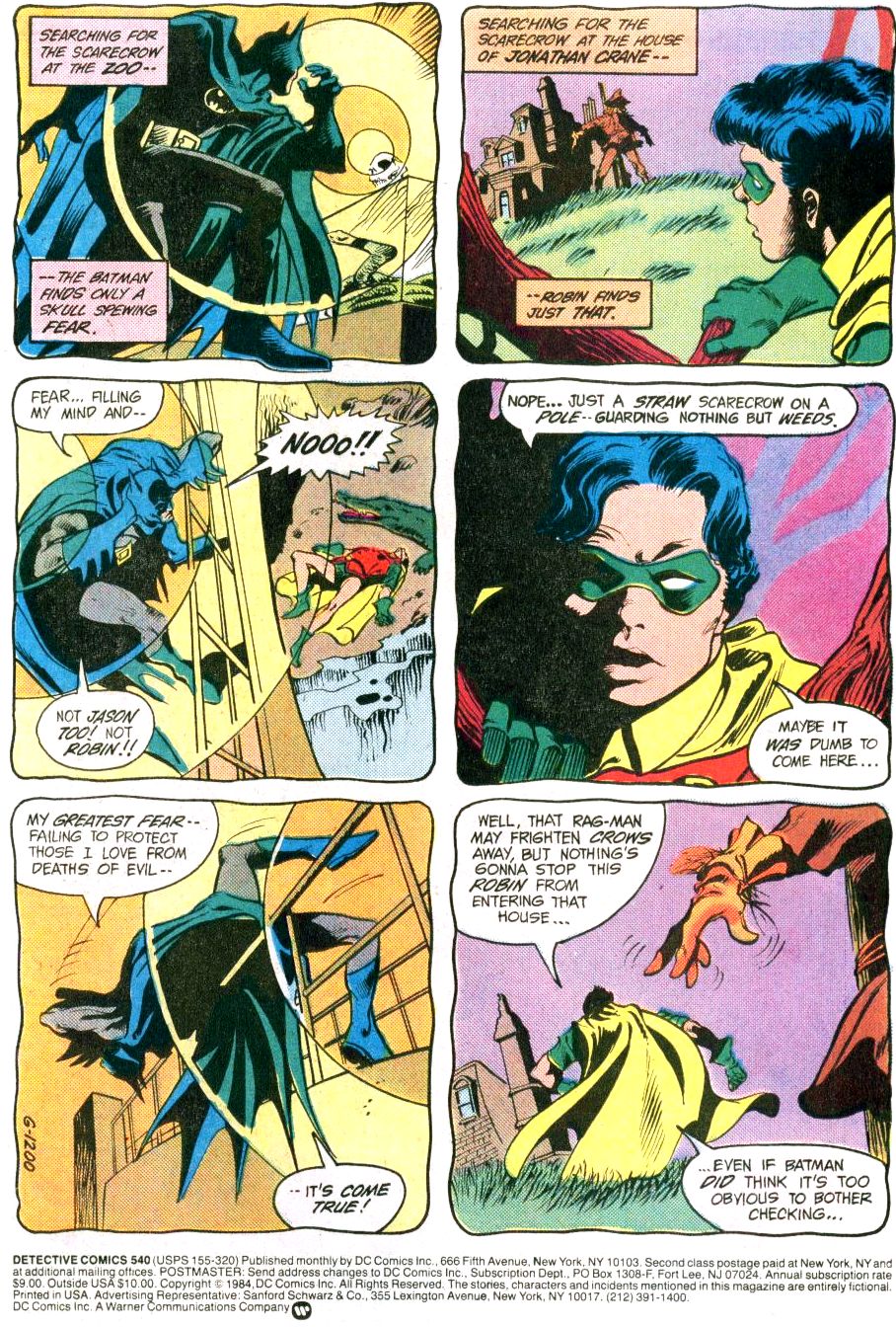 Read online Detective Comics (1937) comic -  Issue #540 - 2