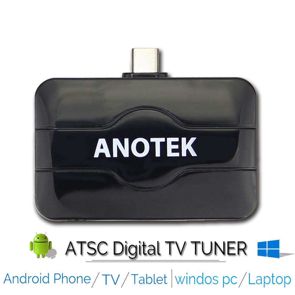 ATSC External Digital 4K HD TV Tuner Receiver for Android Phone/Tablet