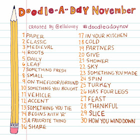 Rhi-Creations: Doodle a Day November List