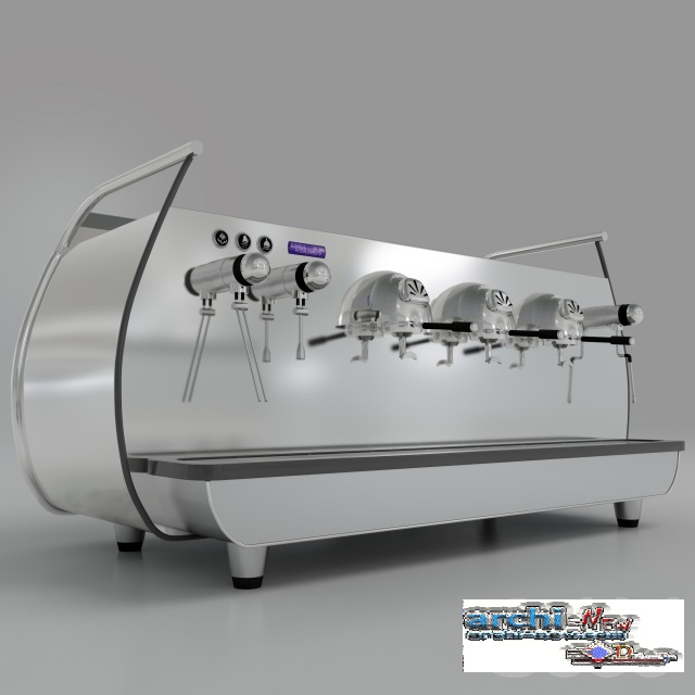 Download 3d max file Espresso machine for cafe 3DDWG 3D Models for free